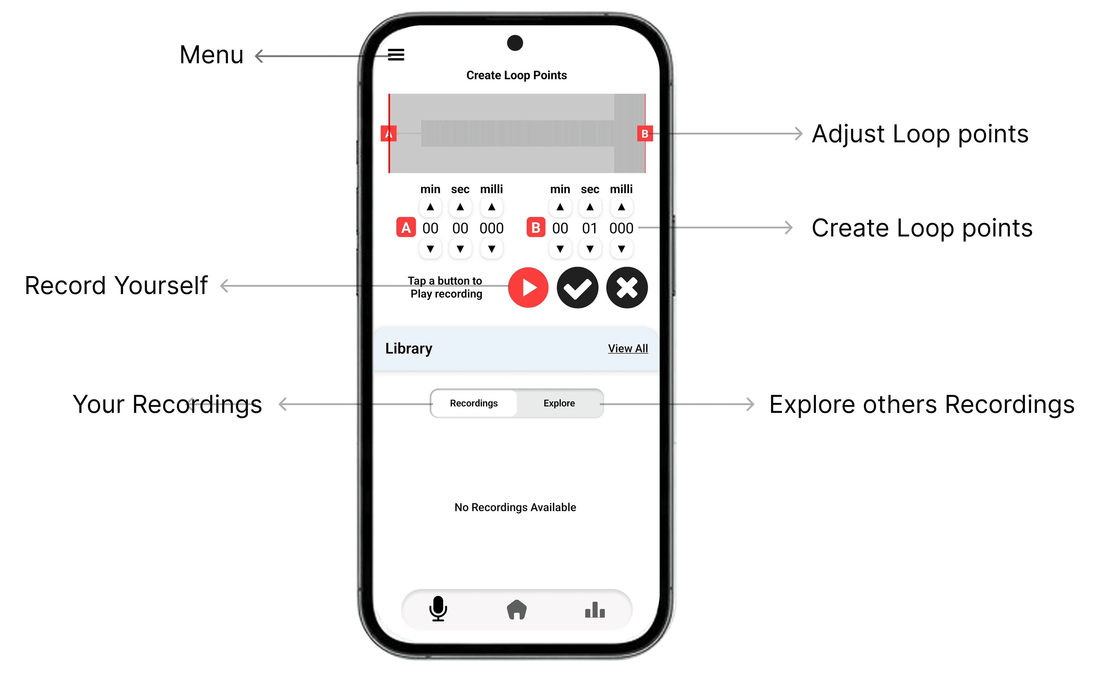 Nagma Player recording and loop library